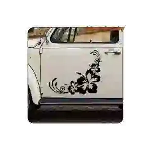 Pegatina Hibiscus de surf | Vinilo decorativo