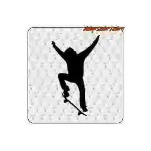 Dekorativer Skate-Aufkleber aus Vinyl
