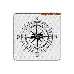 Pegatina camper FREE SOUL COMPASS
