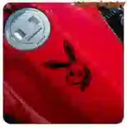 Autocollant PLAYBOY SKULL en plusieurs dimensions