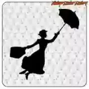 MARY POPPINS AUFKLEBER. KAUFEN SIE VINYLAUFKLEBER.