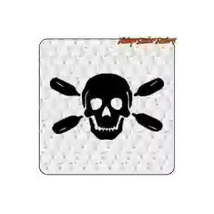 Pegatina Paddle Skull para aficionados al SUP