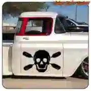 Paddle Skull sticker for SUP enthusiasts