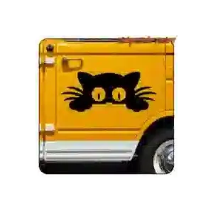 Pegatina de gato en vinilo | Vintage Sticker Factory