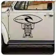 RIP CURL TIKI vinyl surf sticker