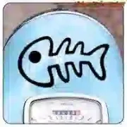 Decorative aquatic vinyl sticker
