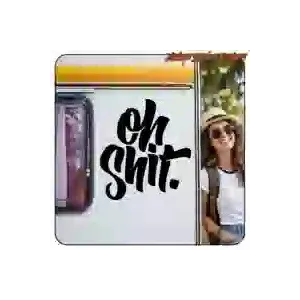 OH SHIT STICKER. BUY VINYL STICKERS.