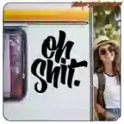 OH SHIT AUFKLEBER. KAUFEN SIE VINYLAUFKLEBER.