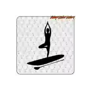SUP-Yoga-Aufkleber aus geschnittenem Vinyl
