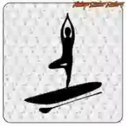 SUP-Yoga-Aufkleber aus geschnittenem Vinyl