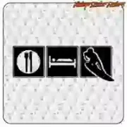 Pegatina EAT SLEEP SURF de vinilo