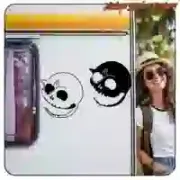 Autocollant Chat Crâne | Vinyle décoratif