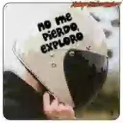 «No me pierdo, exploro» Aufkleber für Camper & 4x4