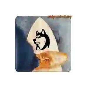 Autocollant husky décoratif | Plusieurs tailles