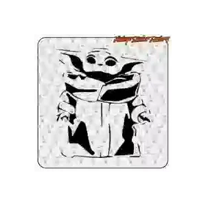 Pegatina Yoda Baby inspirada en Star Wars