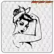WOMAN POWER Aufkleber | Retro-Vinyl