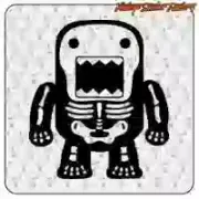 Sticker Domo-kun Skeleton | Culture geek