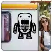 Domo-kun Skeleton Aufkleber | Geek-Kultur