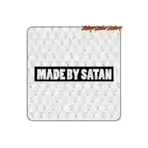 MADE BY SATAN Aufkleber für Custom-Motorräder