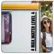Pegatina MAX WATER LEVEL. Comprar pegatinas.