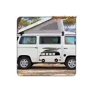 T1 SURF Aufkleber | Retro-Camper-Vinyl