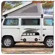 T1 SURF Aufkleber | Retro-Camper-Vinyl