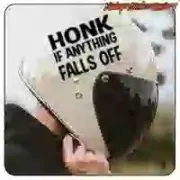HONK IF ANYTHING FALLS OFF sticker