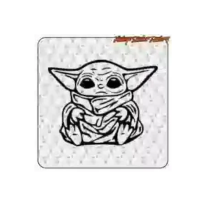 BABY YODA AUFKLEBER. KAUFEN SIE VINYLAUFKLEBER.