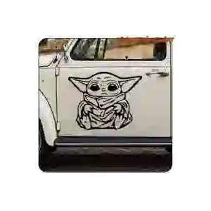 BABY YODA STICKER. BUY VINYL STICKERS.