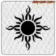 Tribal sun sticker for campervans and motorhomes
