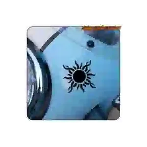 Autocollant soleil tribal pour camping-car et van