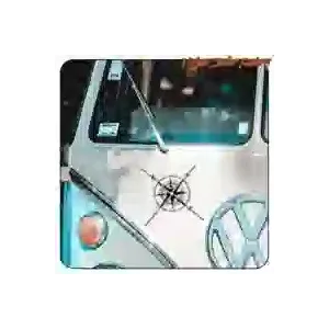 Windrosen-Aufkleber für Camper