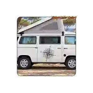 Compass Rose Sticker for Campervans