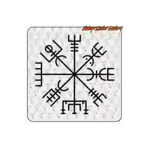 Autocollant Vegvísir pour décoration camping-car