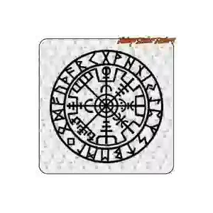 Decorative Vegvisir Sticker for Campers