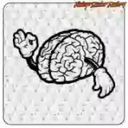 Autocollant Cerveau décoratif | Vintage Sticker Factory