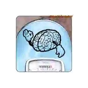 Dekorativer Gehirn-Aufkleber | Vintage Sticker Factory