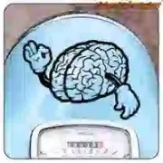 Pegatina Cerebro decorativa | Vintage Sticker Factory
