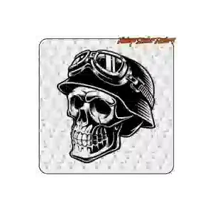 Aufkleber Helm Totenkopf | Custom Culture