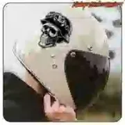 Aufkleber Helm Totenkopf | Custom Culture
