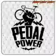 Pegatina PEDAL POWER para aficionados al ciclismo