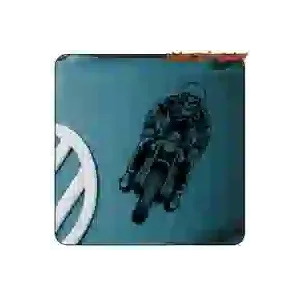 Cafe Racer Skull Sticker | Motorcycle Vinyl