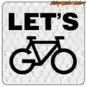 Autocollant Let’s Go Bike de cyclisme
