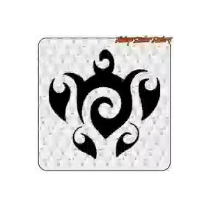 Autocollant surf Tortue Tribale en vinyle