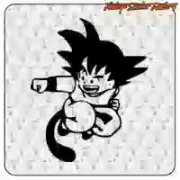 Pegatina GOKU 3. Comprar pegatinas.