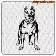 Pegatina pit bull en varias medidas y orientaciones