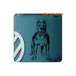 Pit bull sticker in various sizes and orientations
