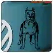Pegatina pit bull en varias medidas y orientaciones