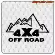 4X4 OFF ROAD Aufkleber für Geländefahrzeuge