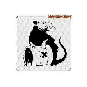 Banksy Rat Street Art Style Sticker